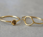 טבעת הדס זהב 14k