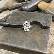 תליון חמסה משובץ זהב 14K