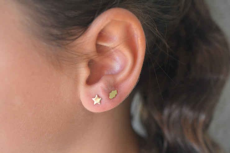 ענן\לב\כוכב צמוד - זהב 14K