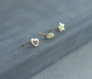 ענן\לב\כוכב צמוד - זהב 14K