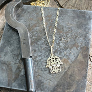 תליון חמסה משובץ זהב 14K