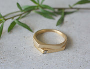טבעת זוית זהב 14k