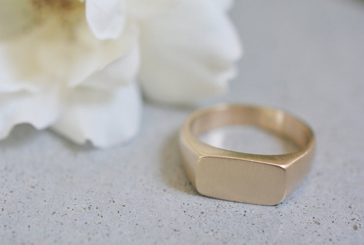 טבעת חותם אביטל - זהב 14K