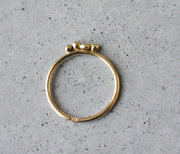 טבעת כרמל זהב 14k