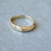 טבעת ירדן זהב 14k משובצת יהלום