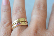 טבעת ירדן זהב 14k משובצת יהלום