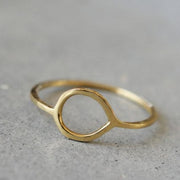 טבעת שני זהב 14k